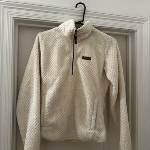 Women's Cream Fleece Jacket